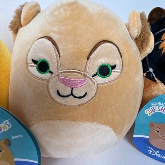 Squishmallows Disney Lion King Scar Nala Simba Squishmallow 7” - 8” Set … - Picture 4 of 8